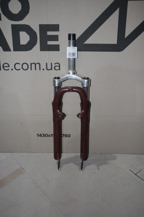 Вилка 26" ST + AL 1-1/8" різьб. AM шток-156мм темно-червоний (пошкодження ЛКП), укр, укр