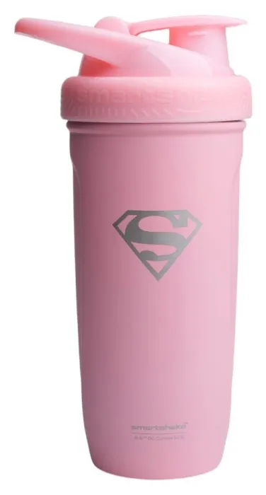 Шейкер спортивний SmartShake Reforce 900ml Supergirl Pink
