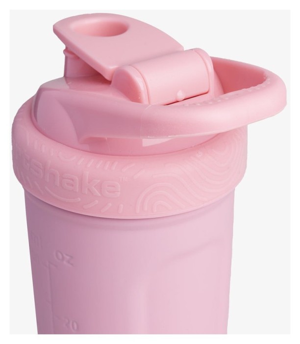 Шейкер спортивний SmartShake Reforce 900ml Supergirl Pink