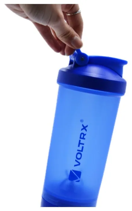Шейкер спортивний електричний VOLTRX Merger 700 мл. Blue