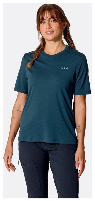 Футболка жіноча Rab Force Cirque Tee Wmns, Tempest Blue