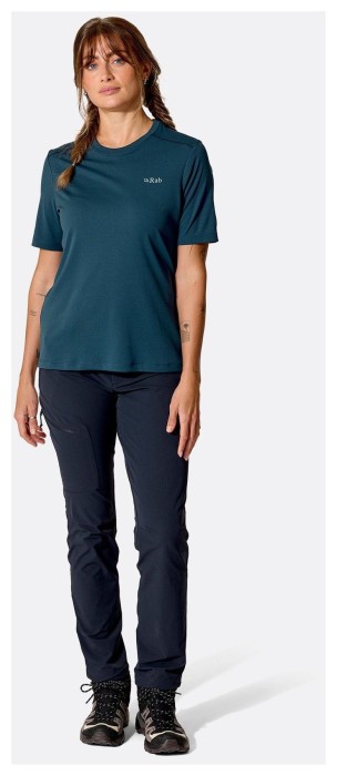 Футболка жіноча Rab Force Cirque Tee Wmns, Tempest Blue