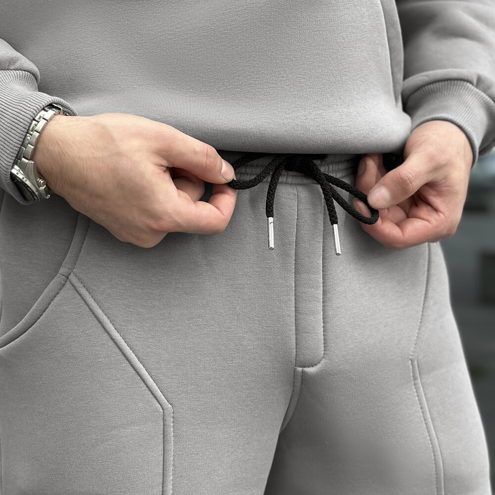 Стильный спортивный костюм для мужчин. Комплект осень зима Pobedov Grand ЗИМА