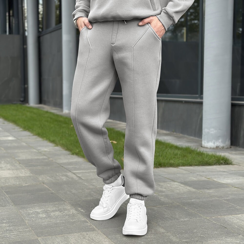 Стильный спортивный костюм для мужчин. Комплект осень зима Pobedov Grand ЗИМА