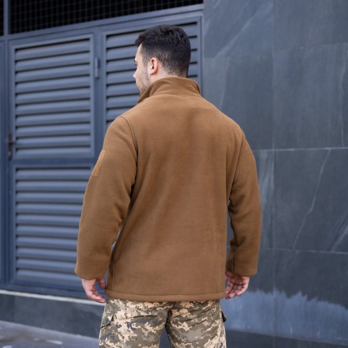 Толстовка чоловіча на блискавці койот флісова Patriot, укр, укр