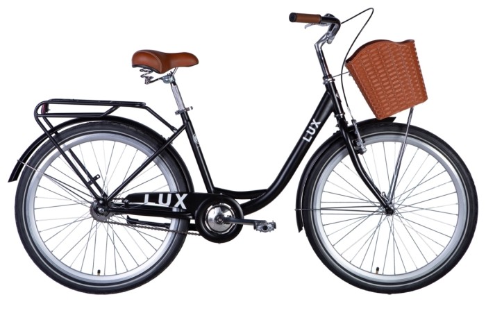 Велосипед 26" Dorozhnik LUX 2024 (чорний (м)), укр, укр