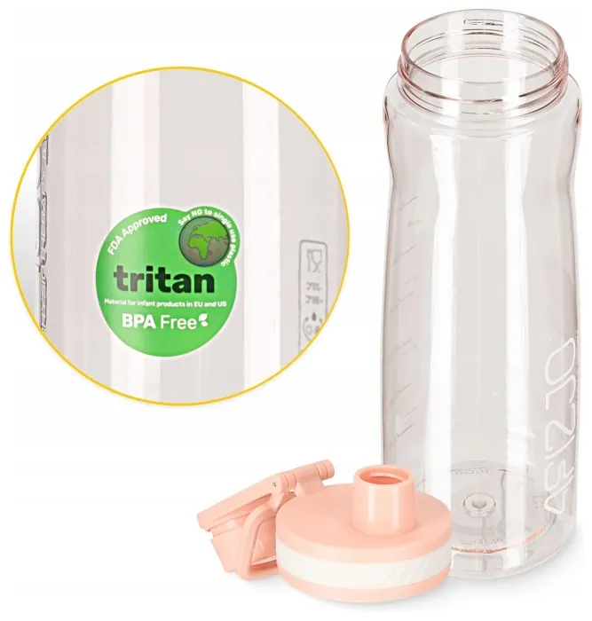 Бутылка для воды спортивная 4FIZJO 850 мл Pink (P-5905973403818)