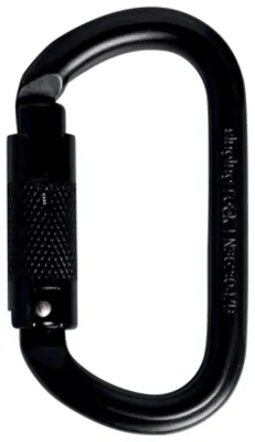 Карабін Singing Rock Steel Oval Carabiner Triple Lock, Black