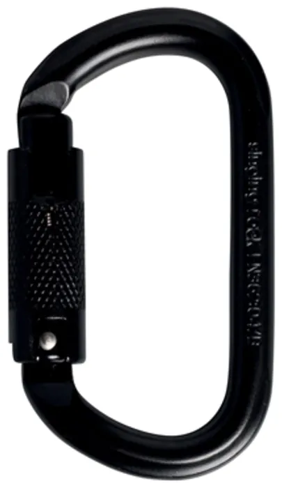 Карабін Singing Rock Steel Oval Carabiner Triple Lock, Black