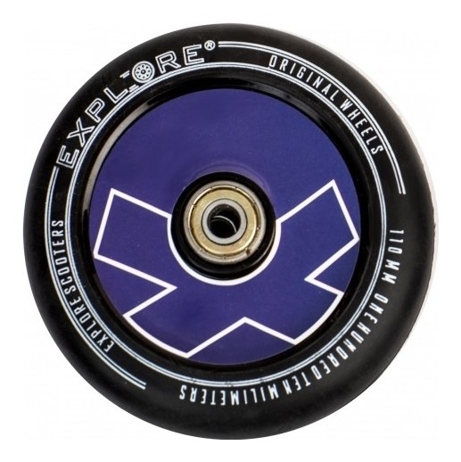 Колесо для трюкового самоката Explore 110 литой пластик abec -9 Фиолетовый
