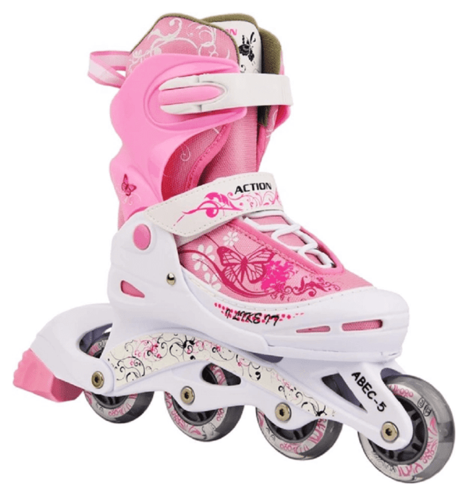 Роликовые коньки Action Pinky (компл)/Pink