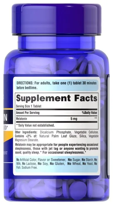 Melatonin 5mg - 120 tabs