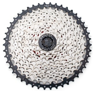 Кассета 11-к SkilFul CS-G620 11-46T c ал. пауком, никелированная