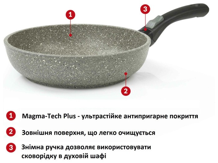 Сковорода Flonal Monolite 24 см (MOIPB2490)