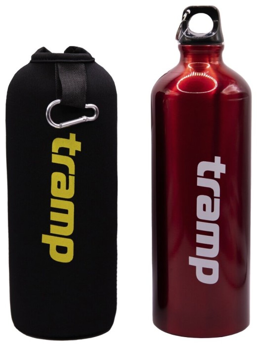 Бутылка Tramp в неопреновом чехле red 1л TRC-032