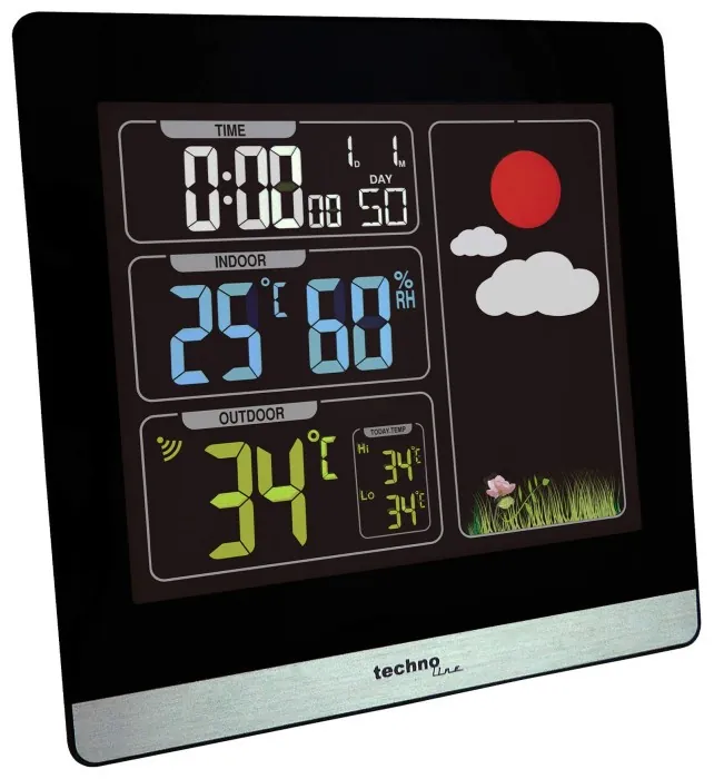 Метеостанция Technoline WS6448 Black (WS6448)