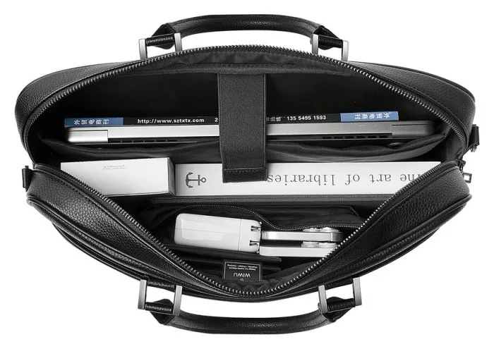 Сумка WIWU Master Fingerprint Lock Brief Case Black