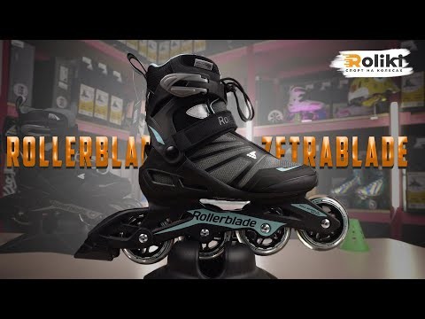 Ролики Rollerblade Zetrablade для женщин black-light blue