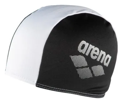Шапочка для плавания Arena (002468-510) POLYESTER II JR black white 2024