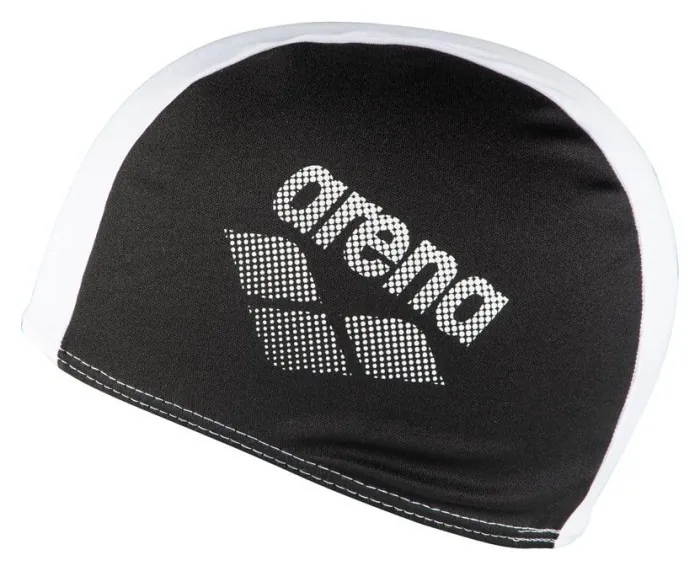 Шапочка для плавания Arena (002468-510) POLYESTER II JR black white 2024