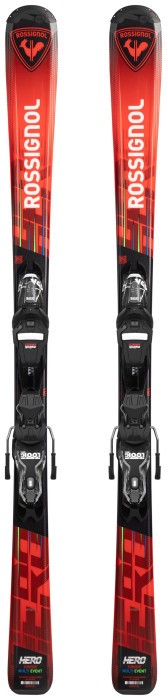 Лыжи горные ROSSIGNOL (RANJY03) HERO JR 130-150 + крепеж (FCJD050) XPJR7 2026