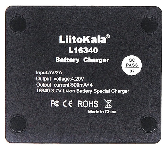 Універсальний зарядний пристрій LiitoKala Lii-L16340 на 4 канали