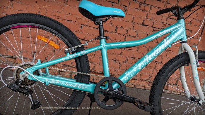 Велосипед підлітковий 24" Avanti Astra Light Blue для дівчаток (2024)
