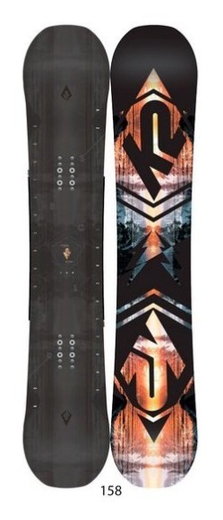 Сноуборд K2 SUBCULTURE 158 Black/Brown/Multicolor (11A0015)