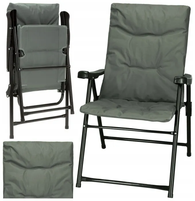 Крісло садове Springos складне GC0064 Grey/Black