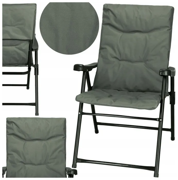 Крісло садове Springos складне GC0064 Grey/Black