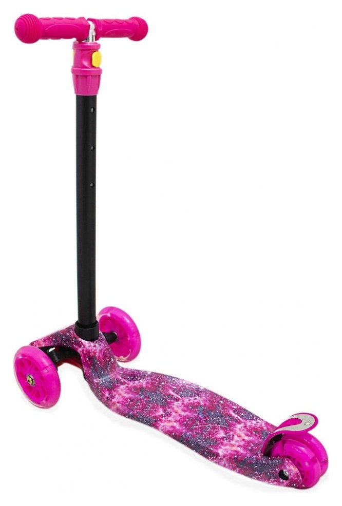 Самокат Maraton Maxi / Рожевий космос
