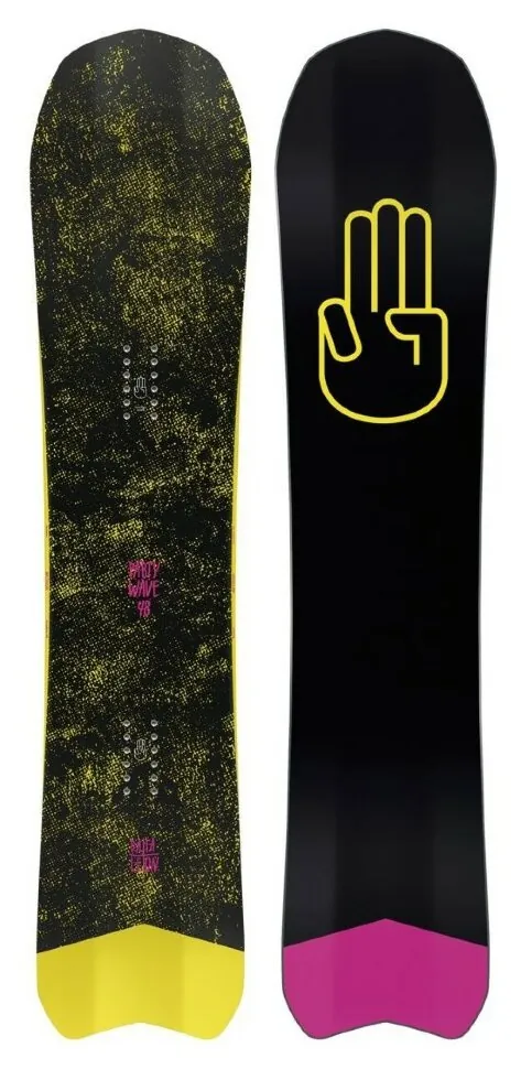 Сноуборд Bataleon PARTY WAVE 151 Black/Yellow/Violet (BA.21.10.PW) O (151 см black, violet, yellow)