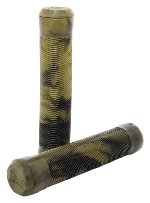 Грипсы Fiend Flangeless Team зеленые с разводами