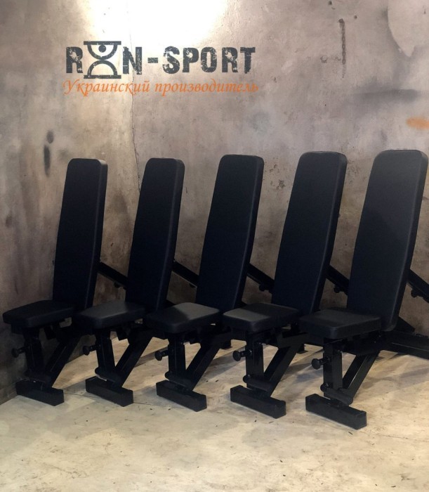 Скамейка для жима профессиональная RN-Sport black rock