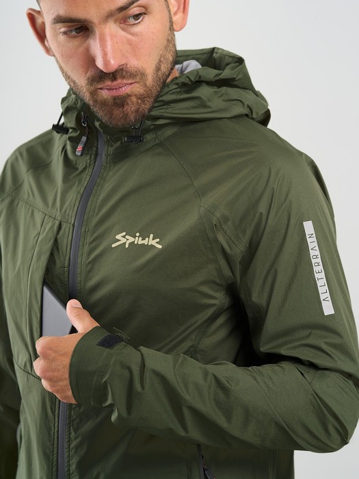 Куртка Spiuk All Terrain Waterproof мужская зеленая M