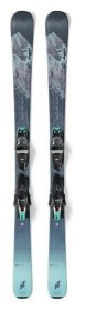 Лежи горные комплект Nordica WILD BELLE DC 84 W+TP2LT11 FDT 150см Black/teal (0A1264OC) WRH