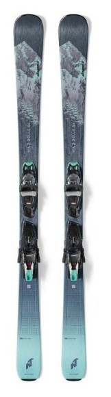 Лежи горные комплект Nordica WILD BELLE DC 84 W+TP2LT11 FDT 150см Black/teal (0A1264OC) WRH