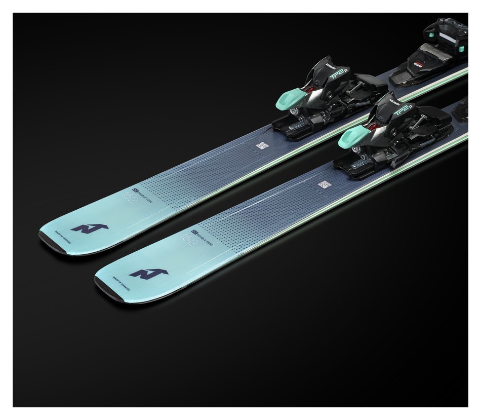Лежи горные комплект Nordica WILD BELLE DC 84 W+TP2LT11 FDT 150см Black/teal (0A1264OC) WRH