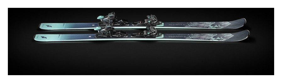 Лижі гірські комплект Nordica WILD BELLE DC 84 W+TP2LT11 FDT 150см Black/teal (0A1264OC) WRH, укр, укр