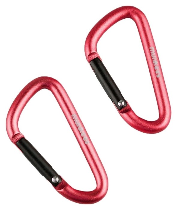 Munkees 3205 карабін D 5 мм x 50 мм (пара) red, укр, укр