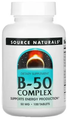 Vitamin B-50 Complex 50mg - 100 tabs