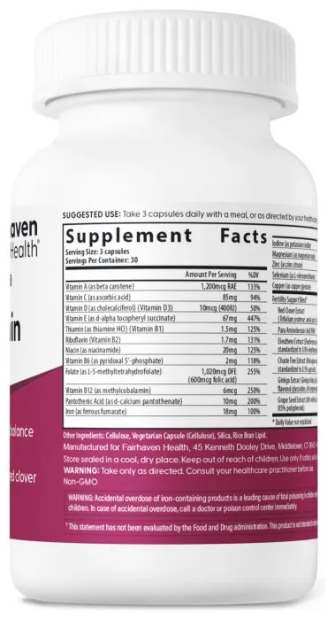 FertilAid® Multivitamin For Women - 90 caps