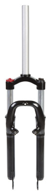 Вилка 26" Амортизаційна Сталь 1-1/8" disc/v-br безрізьб. під ексцентрик шток-260мм travel-100мм FSD LJ-536M чорний