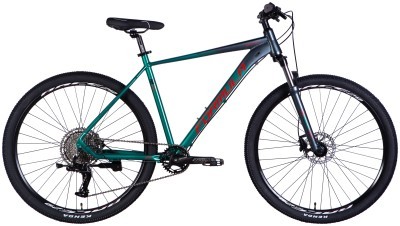 Велосипед AL 29&quot; Formula ZEPHYR PRO HDD рама-21&quot; темно-сріблястий з зеленим 2025