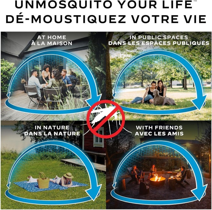 Устройство от комаров Thermacell (1200.06.04) EL55 Recharagable Zone Mosquito Protection + GLOW LIGHT 2025