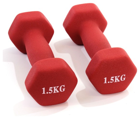 ГАНТЕЛИ 1.5 кг BAVAR SPORT, укр