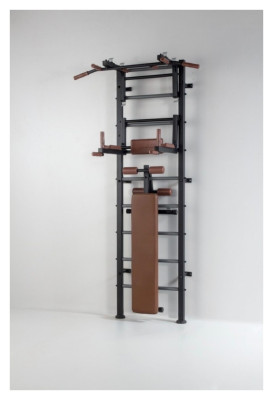 Шведська стінка Атлант. Коричневий з чорним