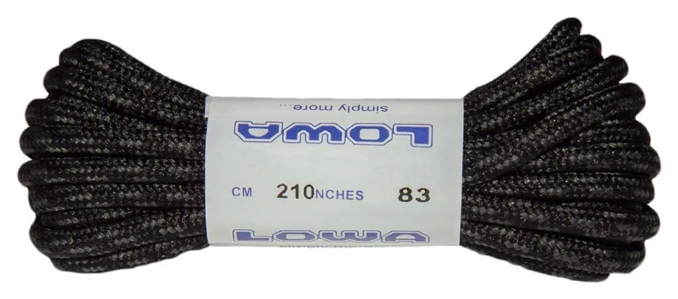 Шнурки LOWA Trekking 210 cm black-grey dotted (830580-0999)