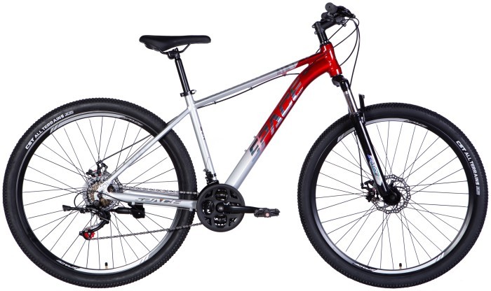 Велосипед AL 29" SPACE PHAETON DD FR рама-18" серебристо-красный 2025