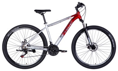 Велосипед AL 29" SPACE PHAETON DD FR рама-18" серебристо-красный 2025